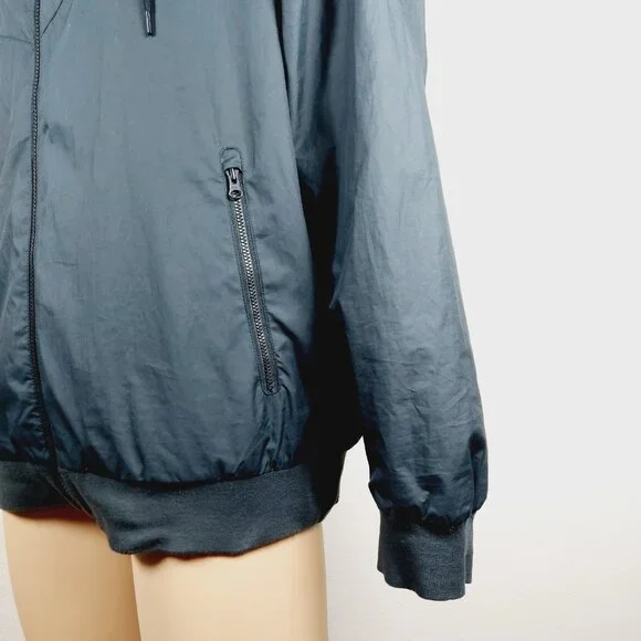 Nike Men's Black Sportswear Hooded Track Run Windrunner Jacket Size XL